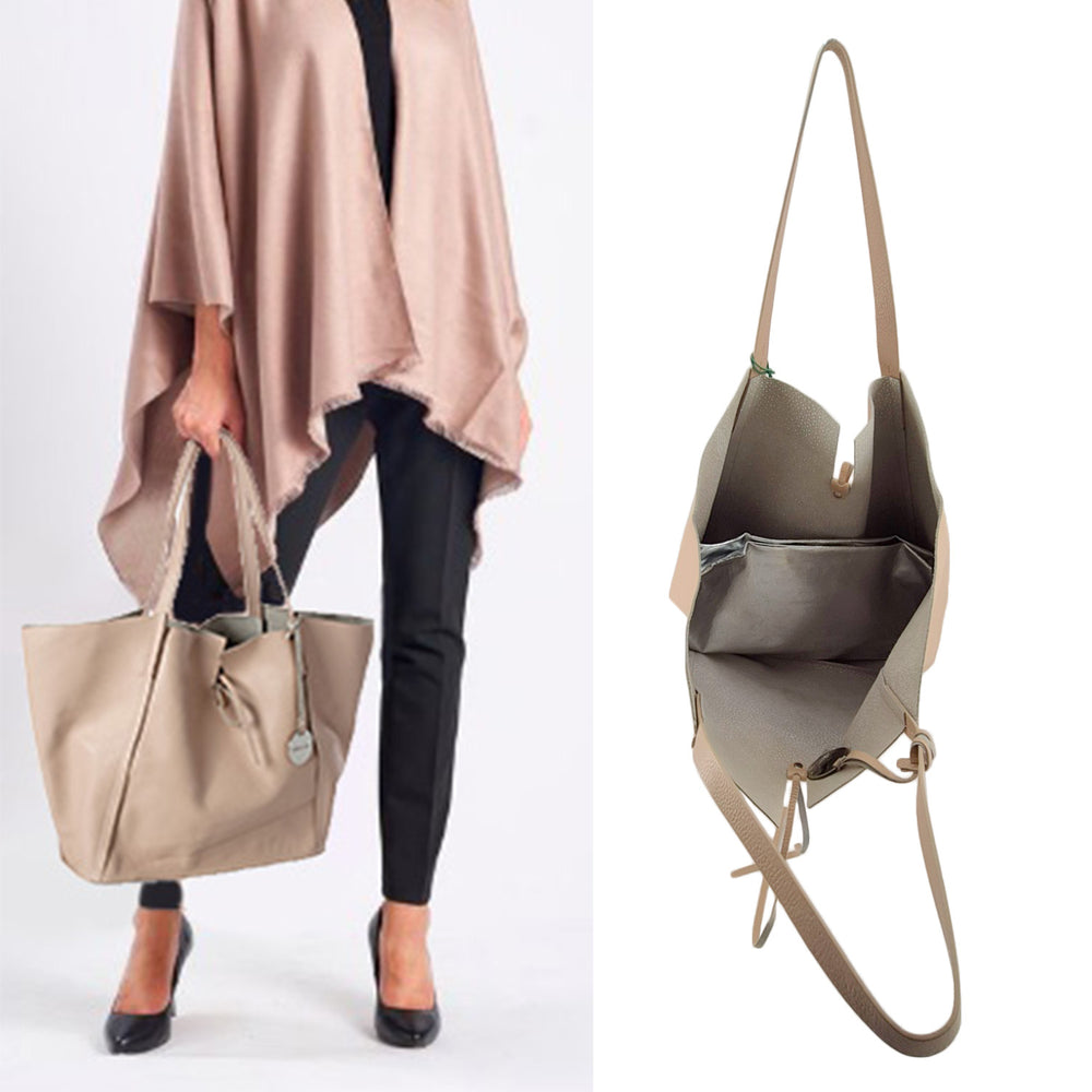 Reversible Dollaro Leather Tote