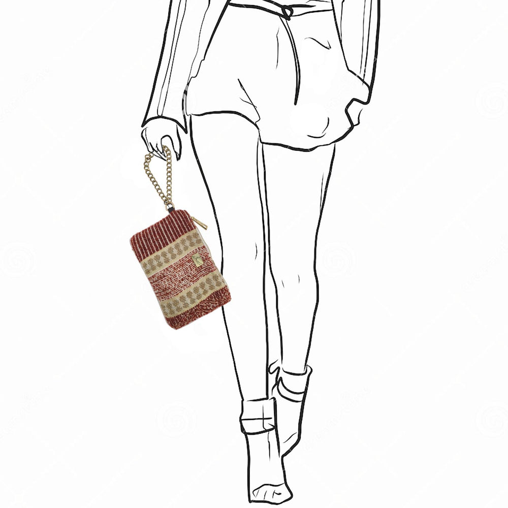 Precious Small Chain Wristlet Clutch