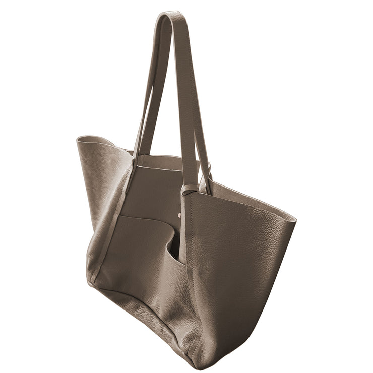 CAPOVERSO ADRIA Prune Leather Tote Bag – PRET-A-BEAUTE