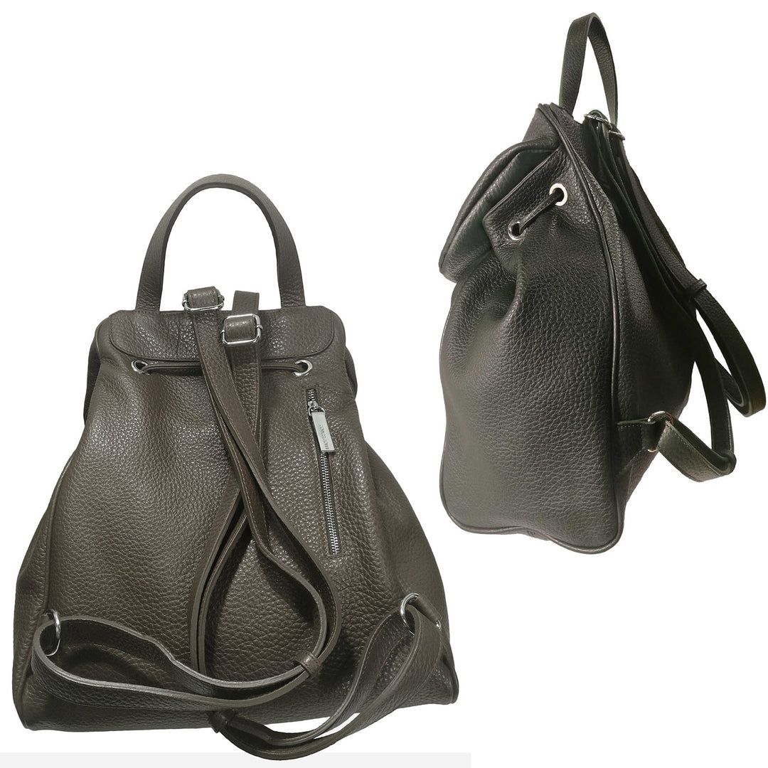 ALBA, Italian Leather extra large Backpack