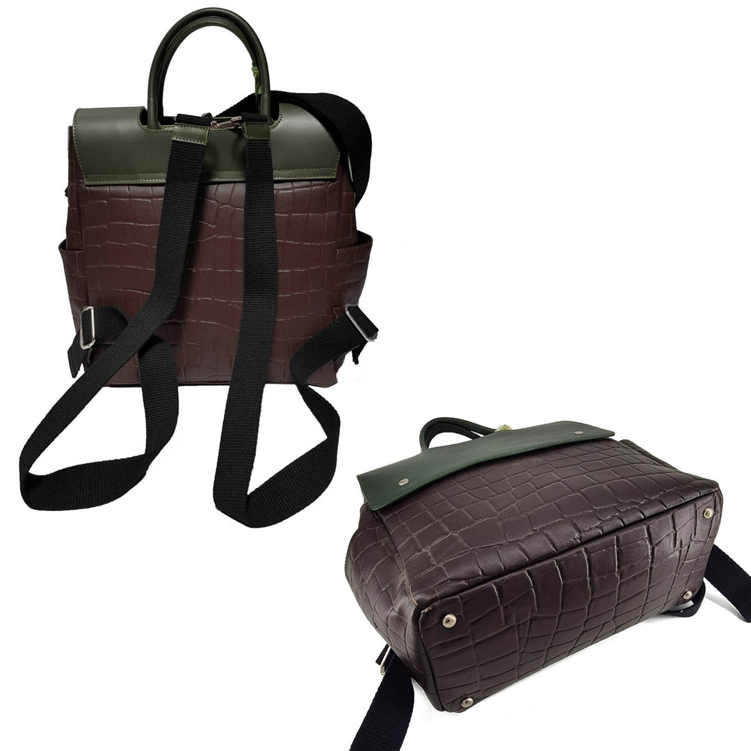 AOSTA, Unisex Leather Tote/Backpack