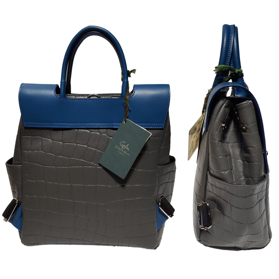AOSTA, Unisex Leather Tote/Backpack