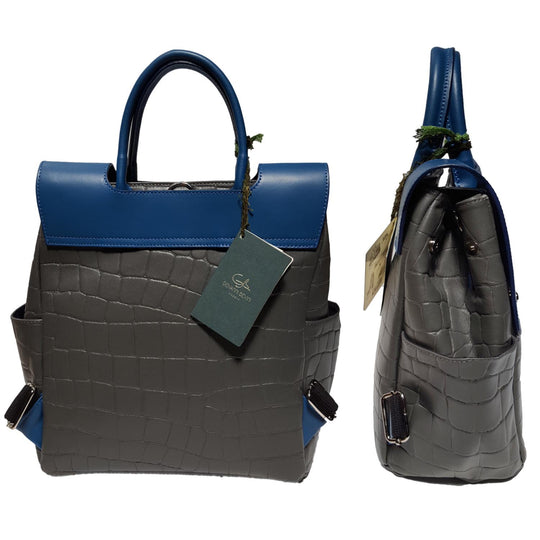 AOSTA, Unisex Leather Tote/Backpack