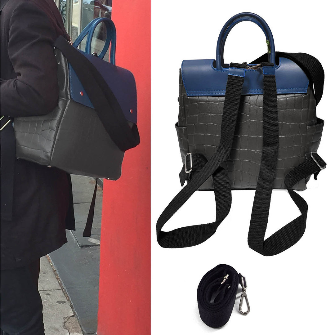 AOSTA, Unisex Leather Tote/Backpack