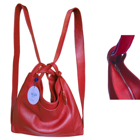 Signature Dollaro Leather Shoulder Bag &amp; Backpack