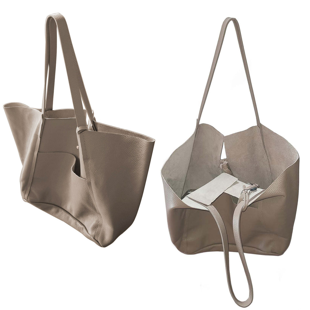 Reversible Dollaro Leather Tote