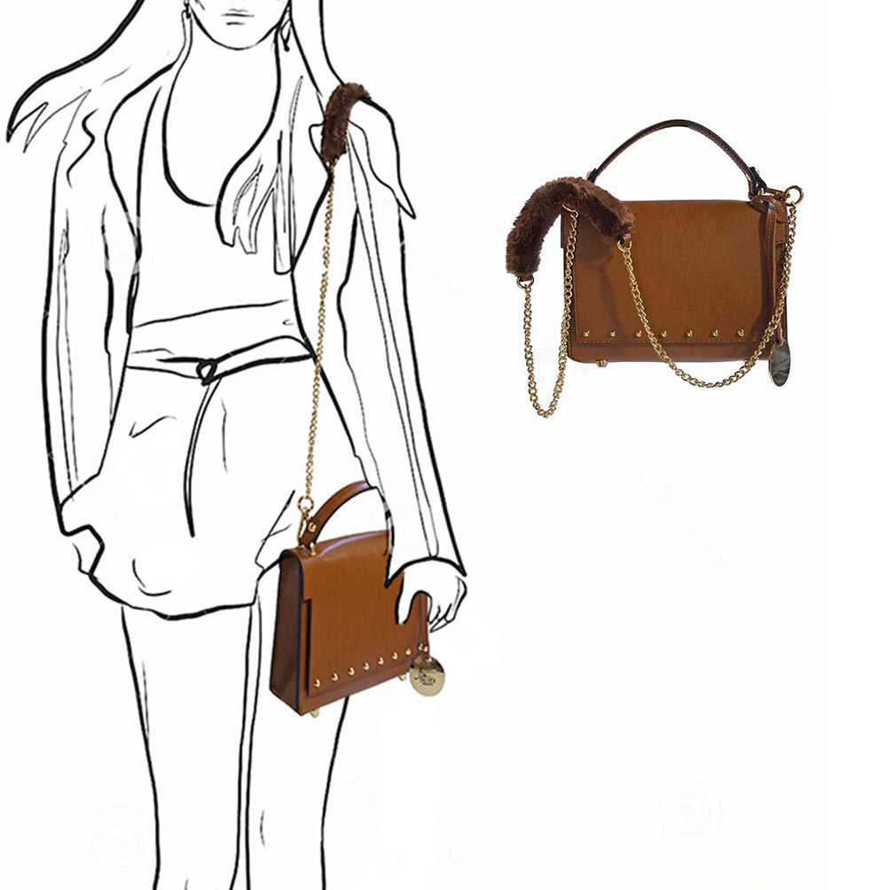 Palmellato Chain Strap shoulder HandBag - PATHOS (B284)