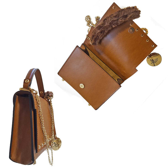 Palmellato Chain Strap shoulder HandBag - PATHOS (B284)
