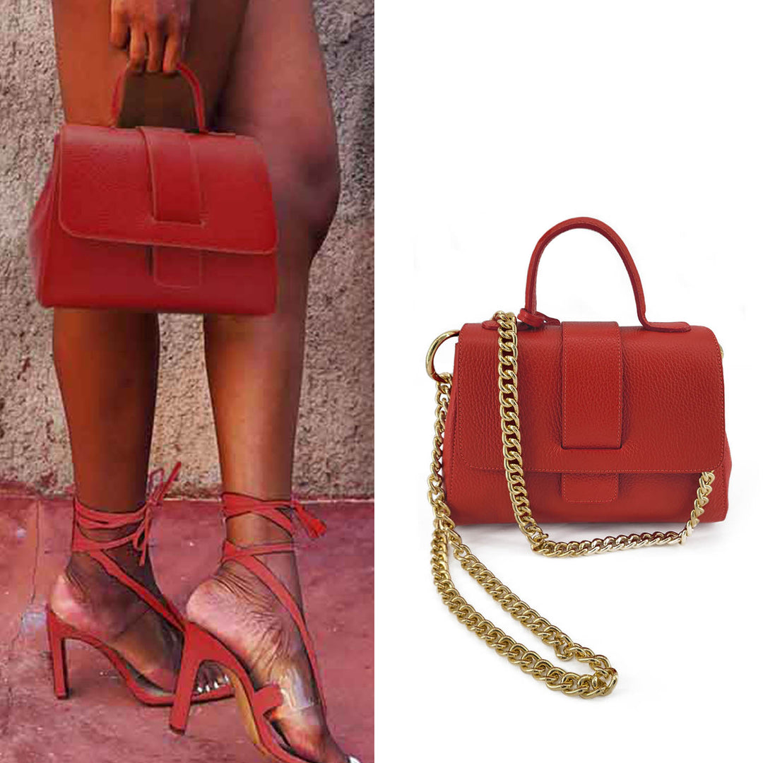 Chloe, Compact Dollaro Leather Bag