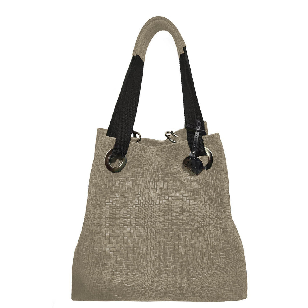 AMERICANA, woven printed leather Tote