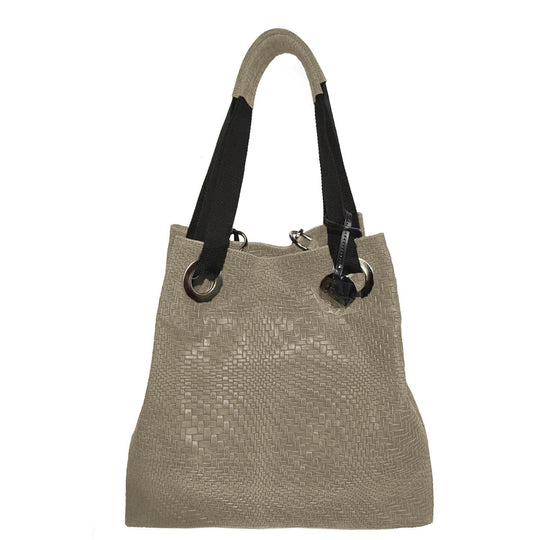 AMERICANA, woven printed leather Tote