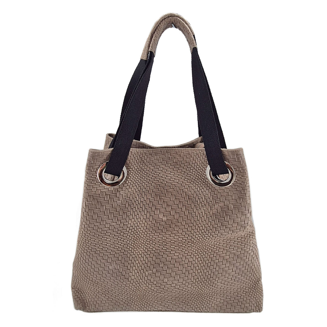 AMERICANA, woven printed leather Tote