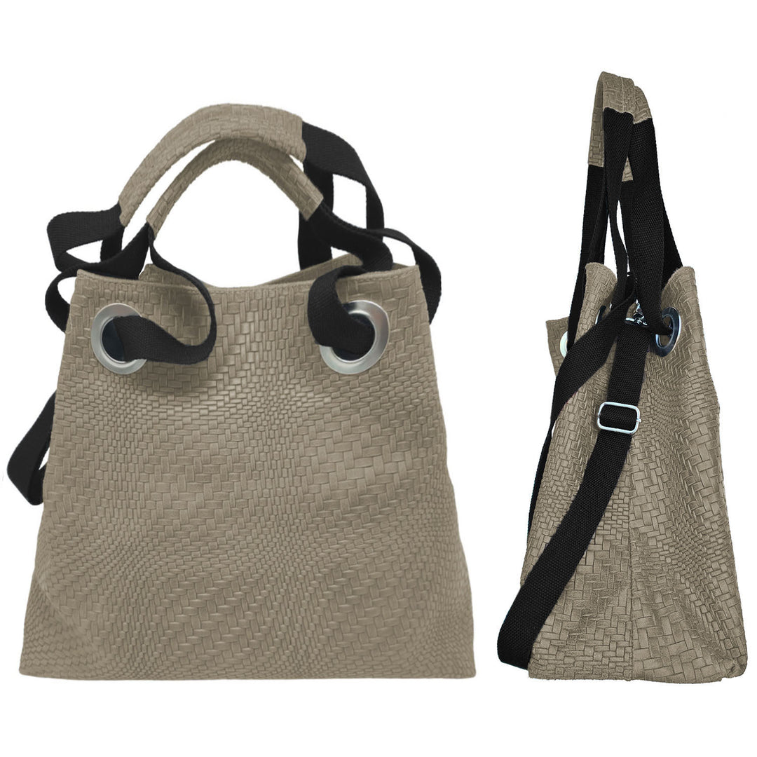 AMERICANA, woven printed leather Tote