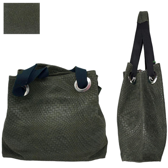 AMERICANA, woven printed leather Tote