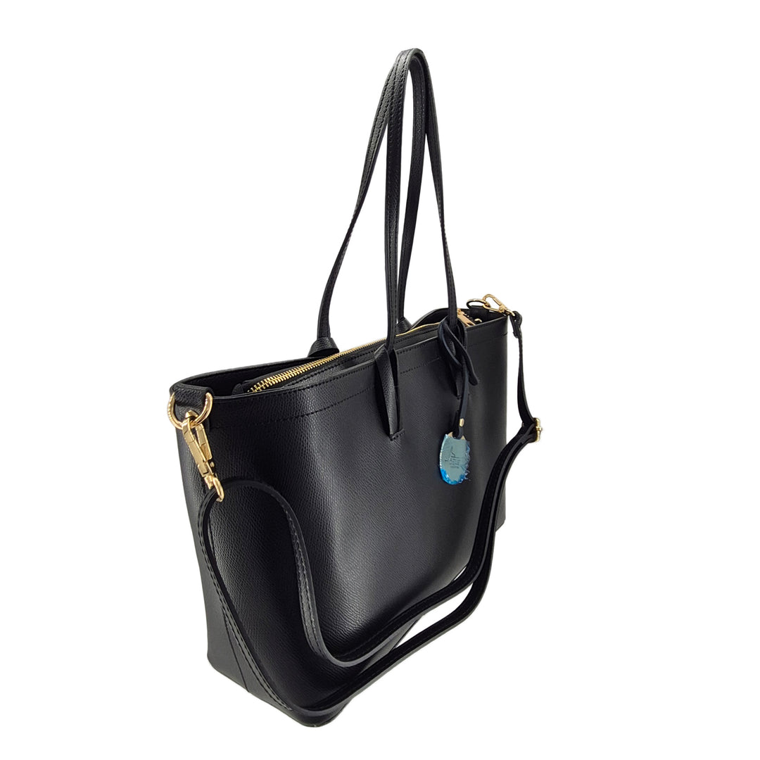 VITTORIA, Palmellato Leather City Tote (B592)