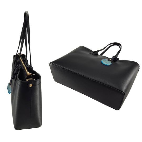 VITTORIA, Palmellato Leather City Tote (B592)