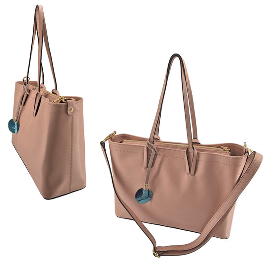 VITTORIA, Palmellato Leather City Tote (B592)