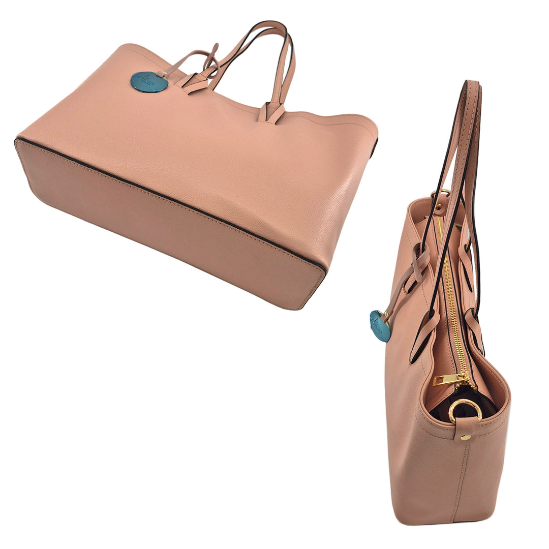 VITTORIA, Palmellato Leather City Tote (B592)