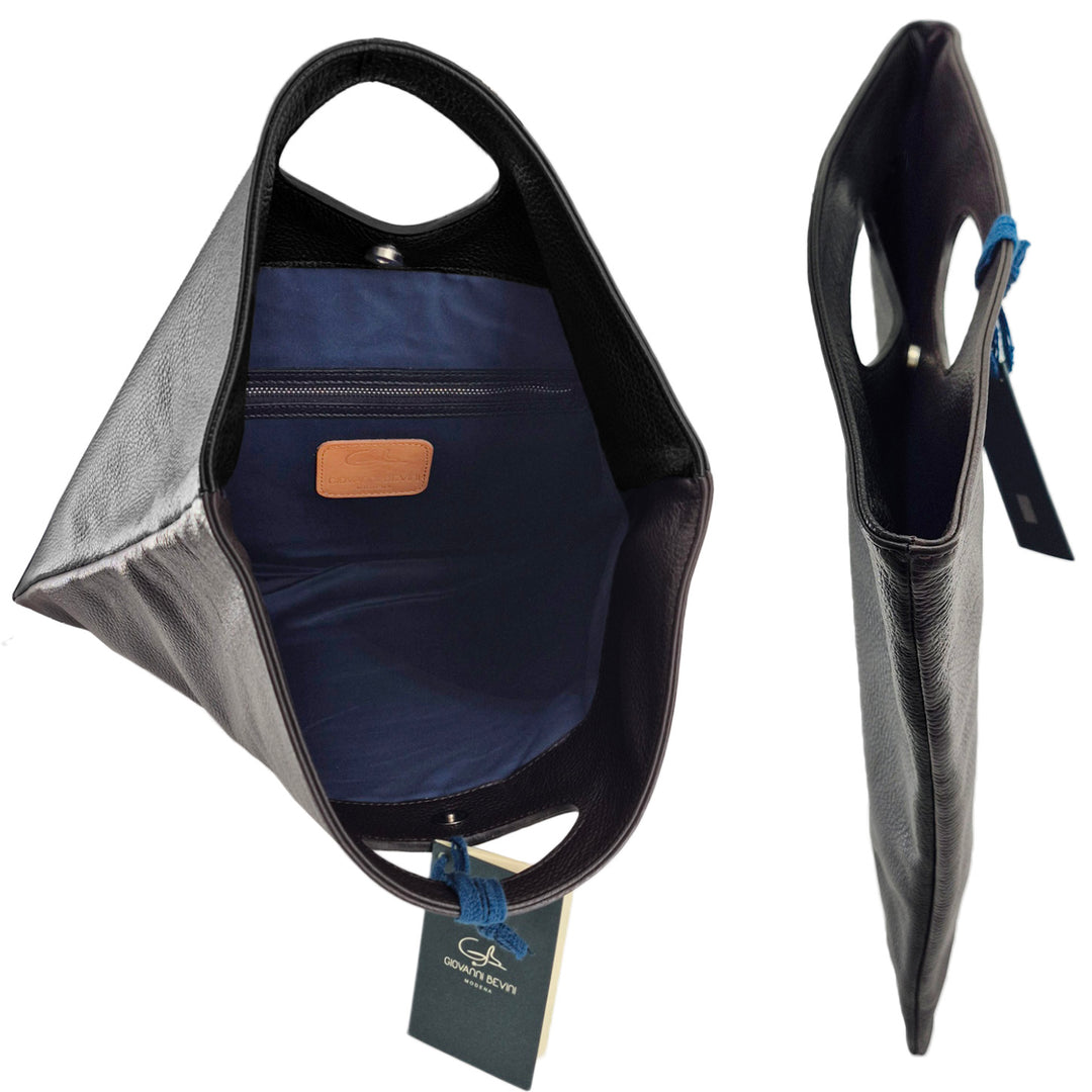 FORTE di MARMI Color-Block Dollaro Leather Clutch