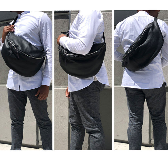 The Dollaro, Men’s Leather Large-Crossbody
