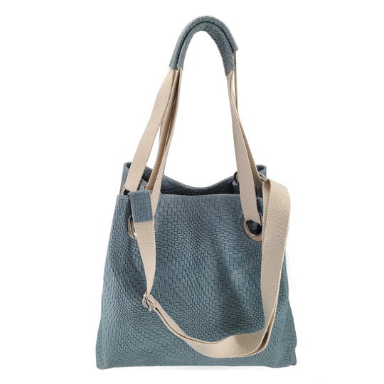 AMERICANA, woven printed leather Tote