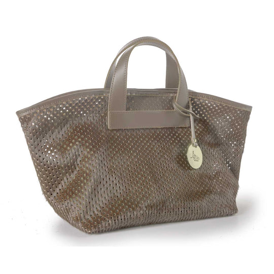 Perforated HAIRCALF Leather Tote