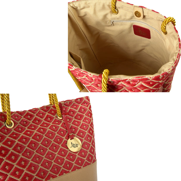 Rafia Large Tote (19007M7)