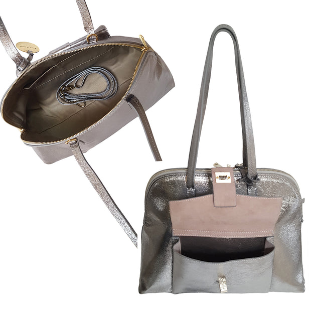 The Bugatti, Laminated Leather Tote
