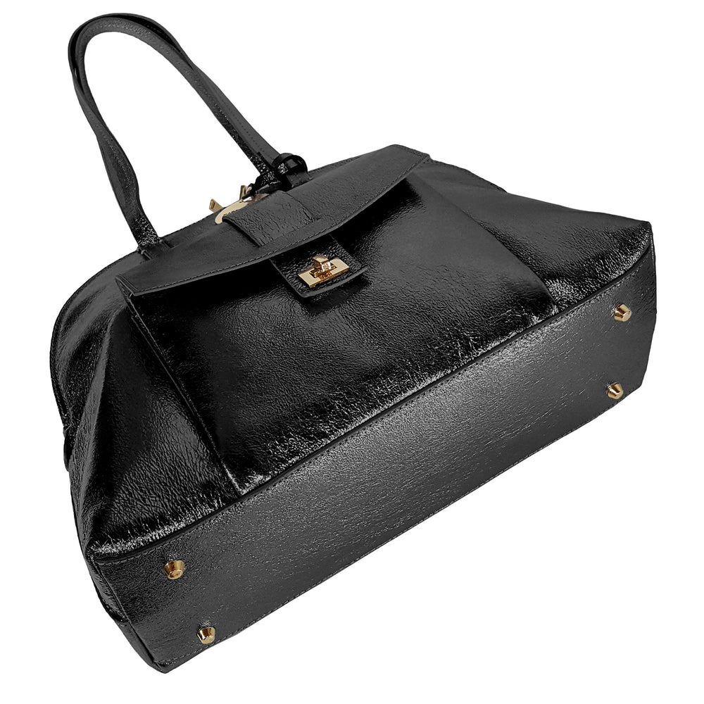 The Bugatti, Laminated Leather Tote