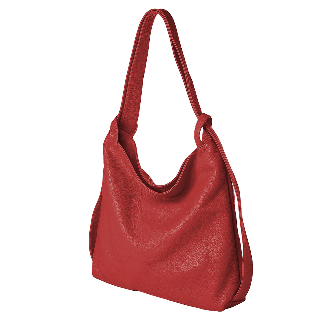 dollaro pebble leather backpack Signature Dollaro Leather Shoulder Bag & Backpack