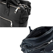 Classic Utilitarian Handbag LA Business, in Dollaro & Ruga Leather