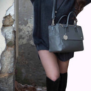 Classic Utilitarian Handbag LA Business, in Dollaro & Ruga Leather