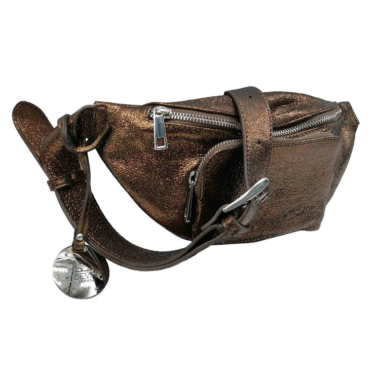Bella Donna, Laminated Leather Fanny Pack