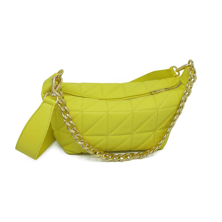 DONATELLA, quilted leather pouch