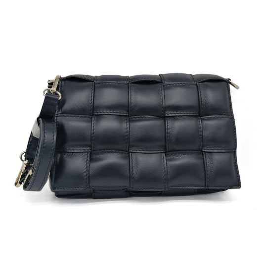 DOMINA - Woven Leather clutch / cross-body