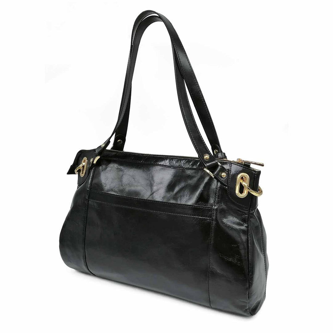 The new Ramona, Shiny Leather Handbag