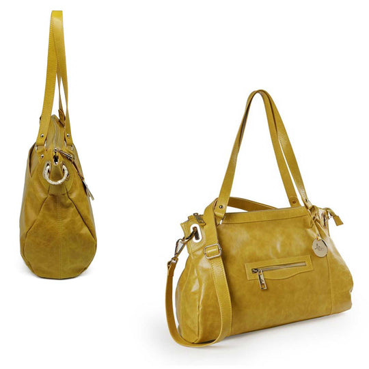 The new Ramona, Shiny Leather Handbag