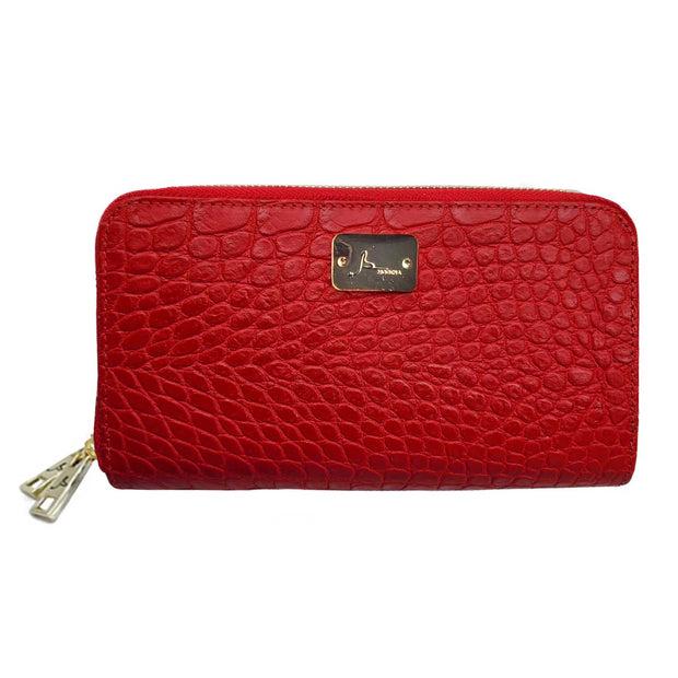 Leather Wallets with Dual Compartments