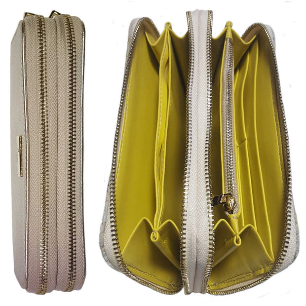 Leather Wallets with Dual Compartments