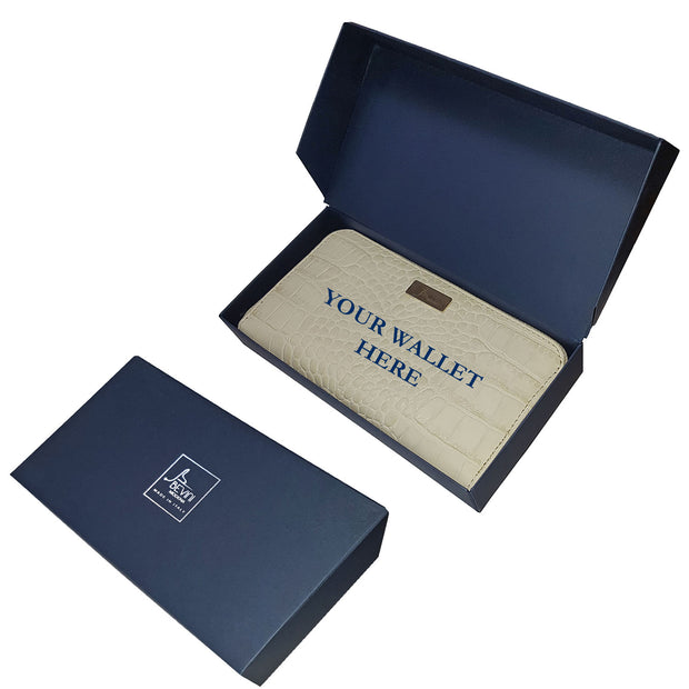 Leather Wallets with Dual Compartments